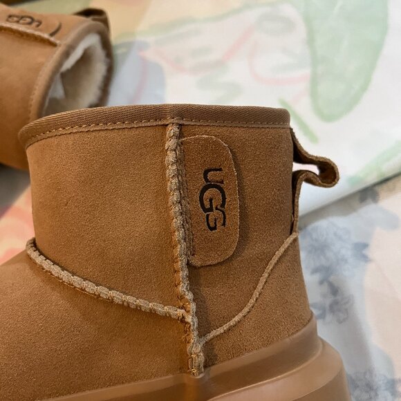 UGG Platform Snow Boots Classic Short Style - Picture 4 of 7